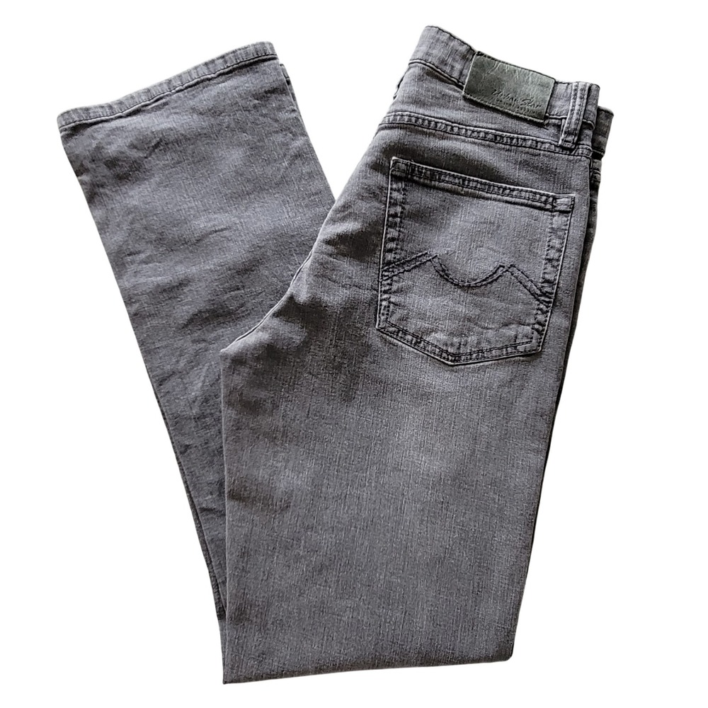 Urban Star Jeans Mens 30x32 Gray Straight Leg Premium Apparel‎ Stretch Denim